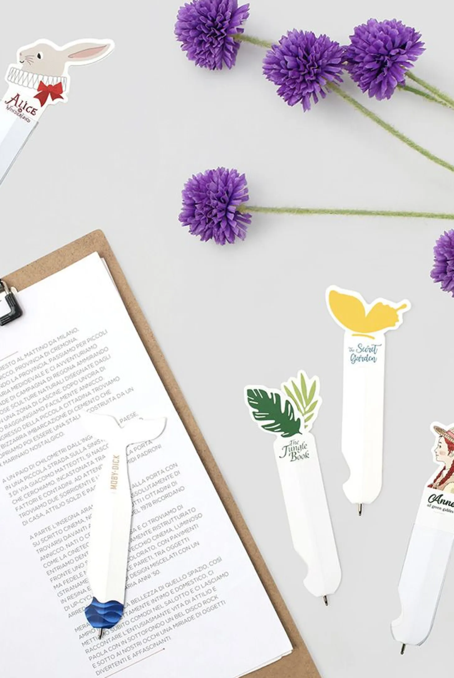 World Literature Bookmark Pen