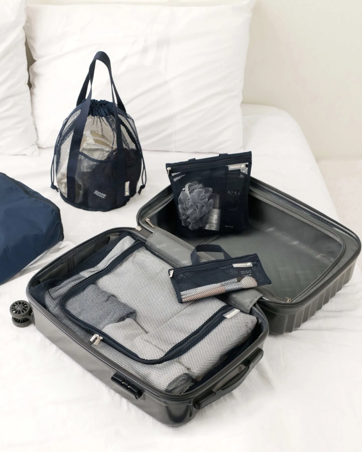 XL Travelus Luggage Mesh Pouch v4