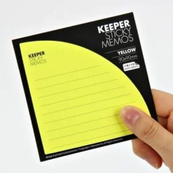 Yellow Corner Pocket Sticky Note