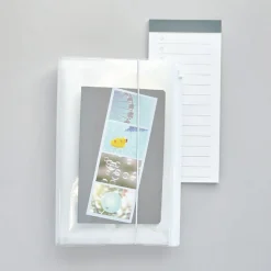 Zipper Sticker Pocket Binder