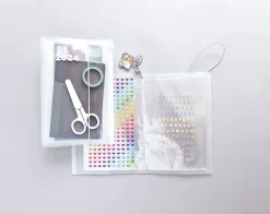 Zipper Sticker Pocket Binder