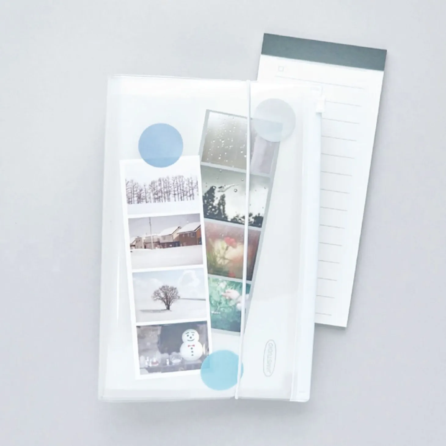 Zipper Sticker Pocket Binder