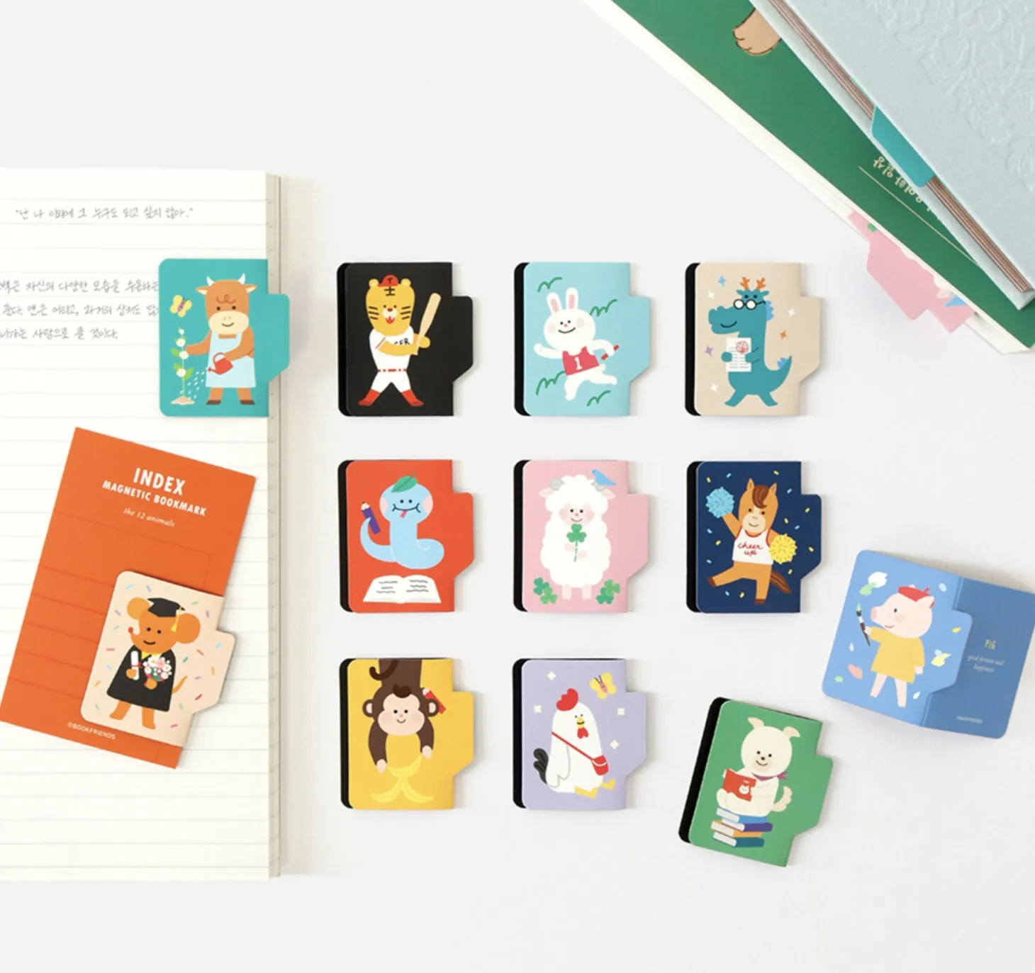 Zodiac Friends Magnetic Bookmark