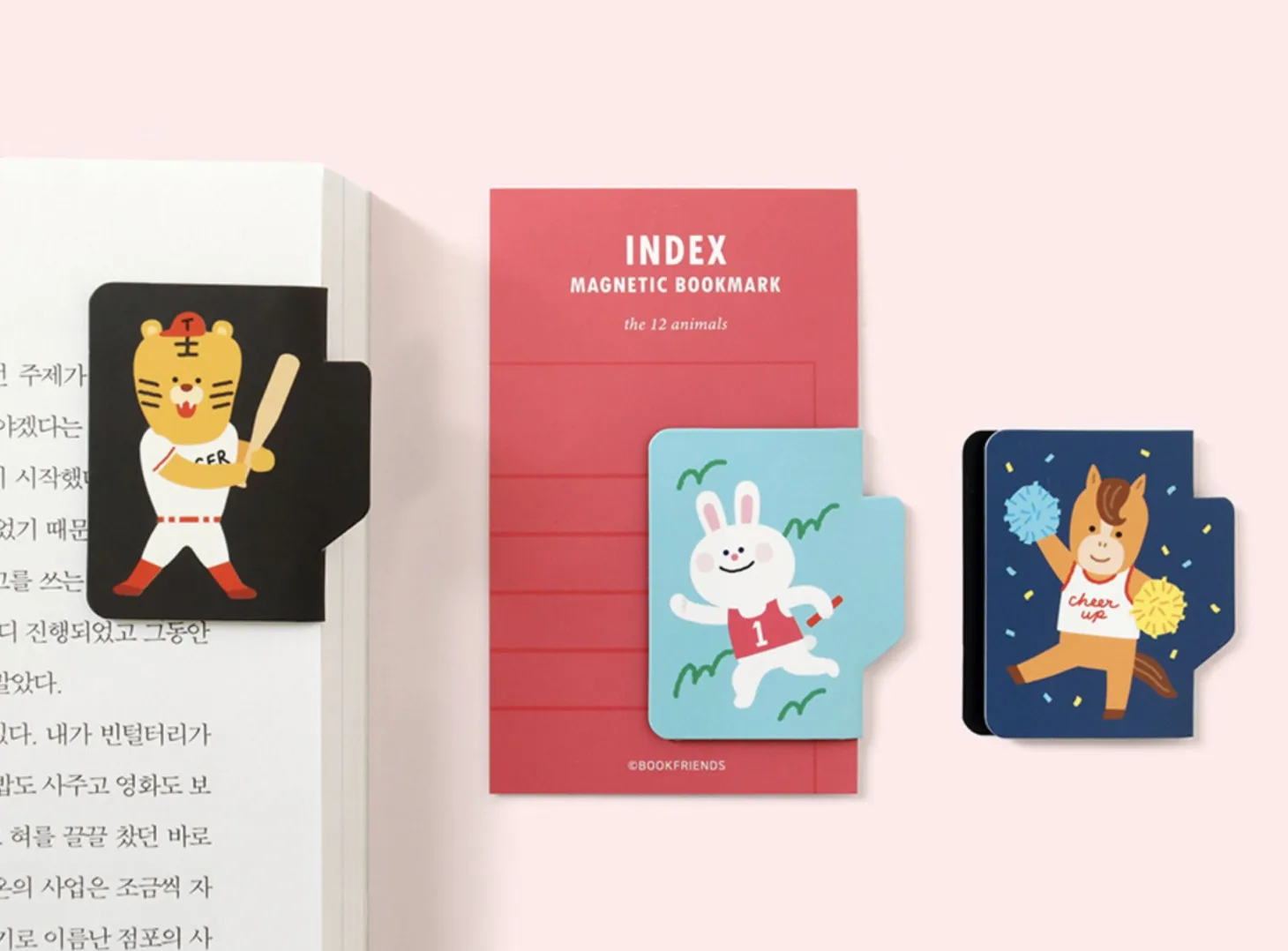 Zodiac Friends Magnetic Bookmark