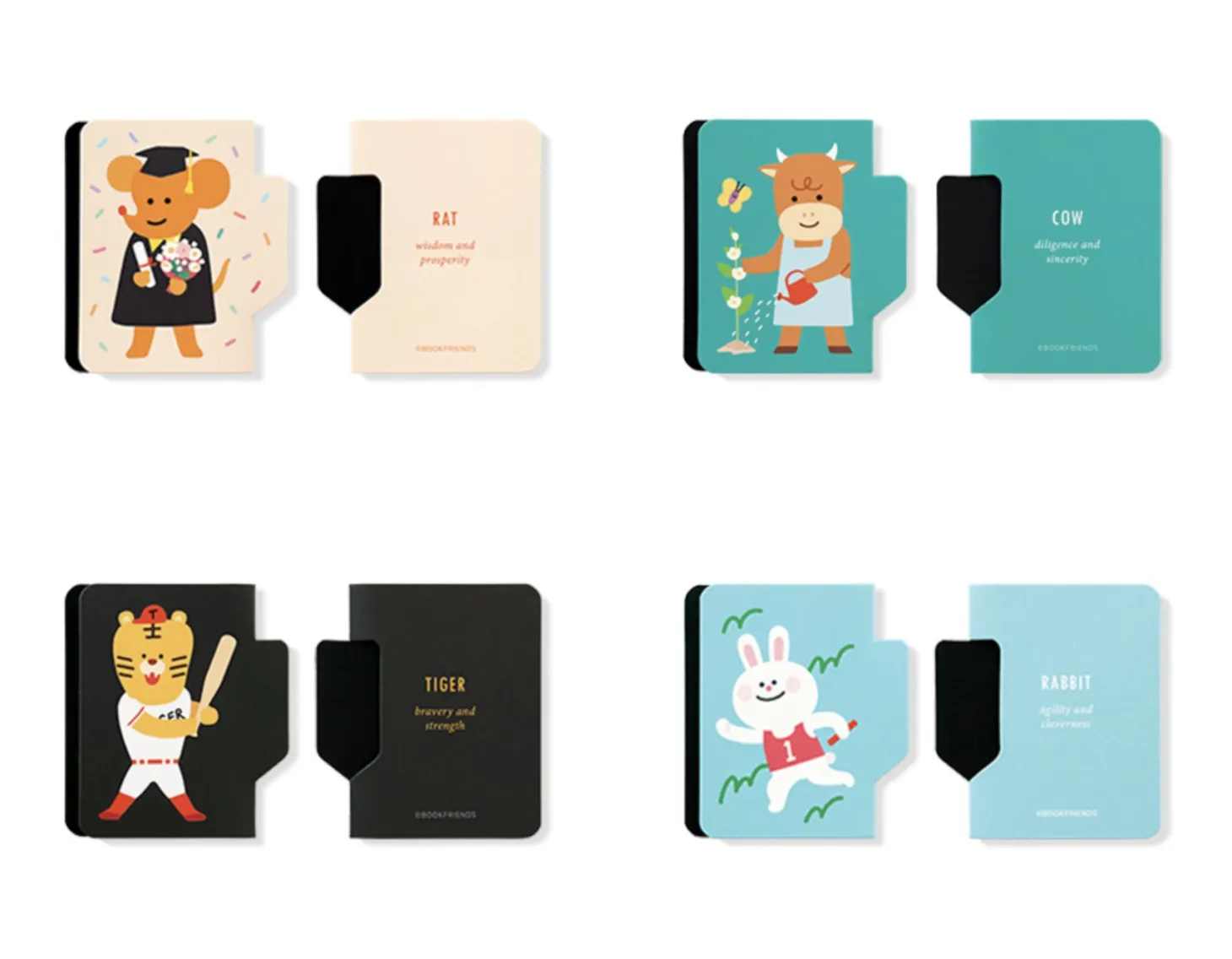Zodiac Friends Magnetic Bookmark